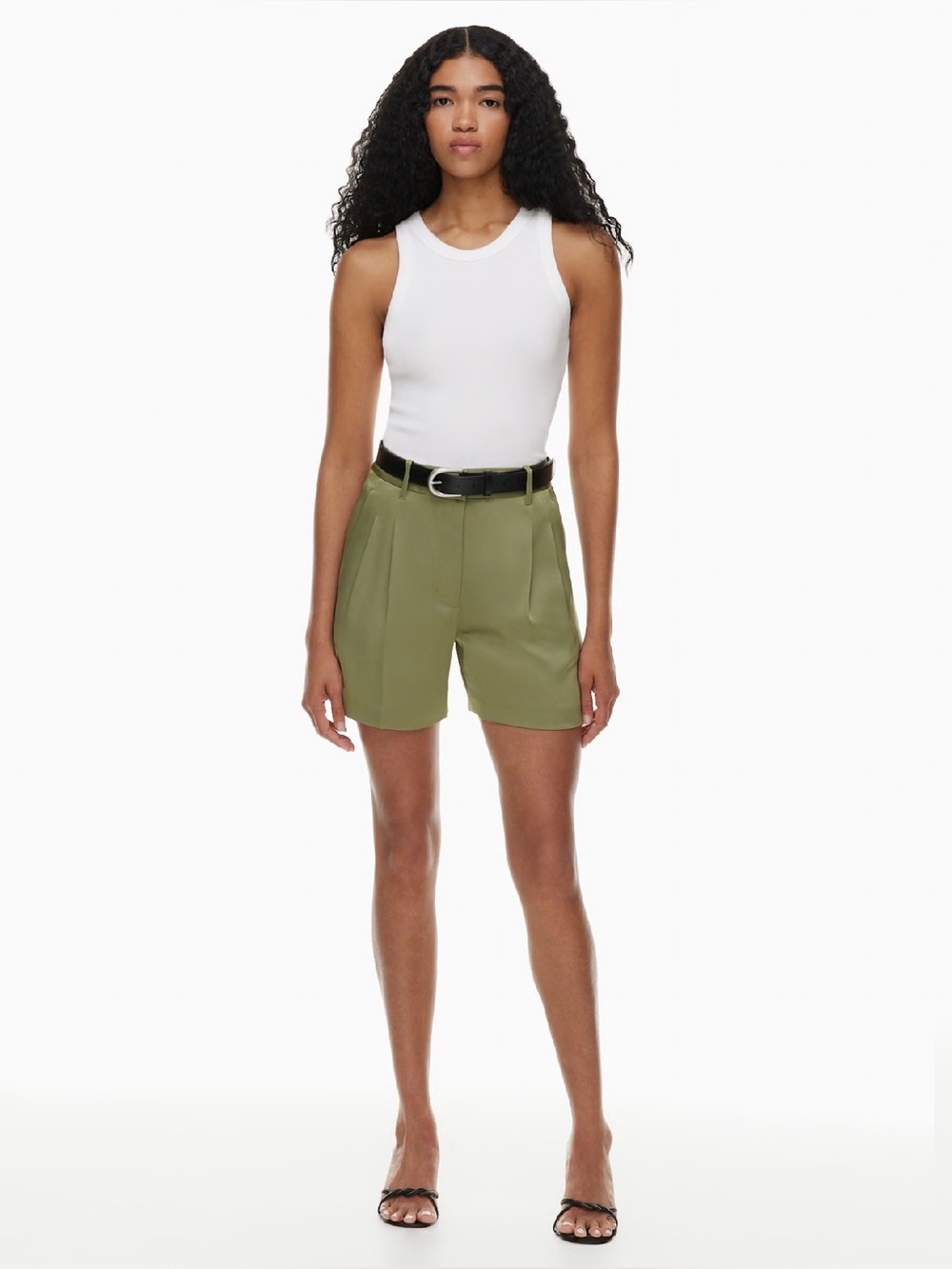Aritzia Thé effortless short satin